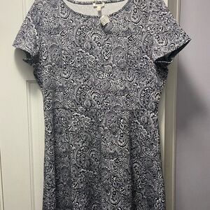 Black and white dress